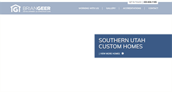 Desktop Screenshot of briangeerconstruction.com